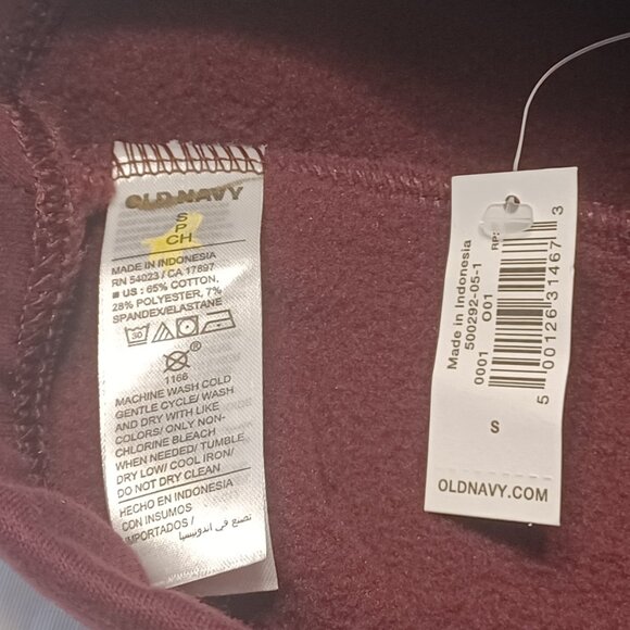 NEW Old Navy S Raisin Arizona High Waisted Fleece Lined Fashion Layering Legging - Picture 3 of 4